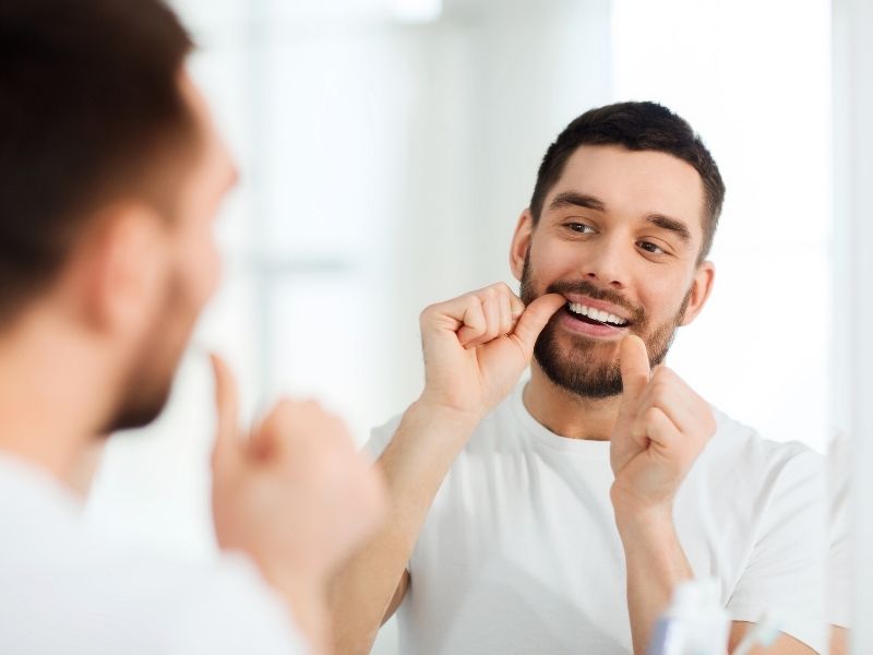 no- flossing does not make you sick